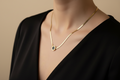 Black roman embrace pendant necklace – edgy statement everyday jewellery for women – Oneofé
