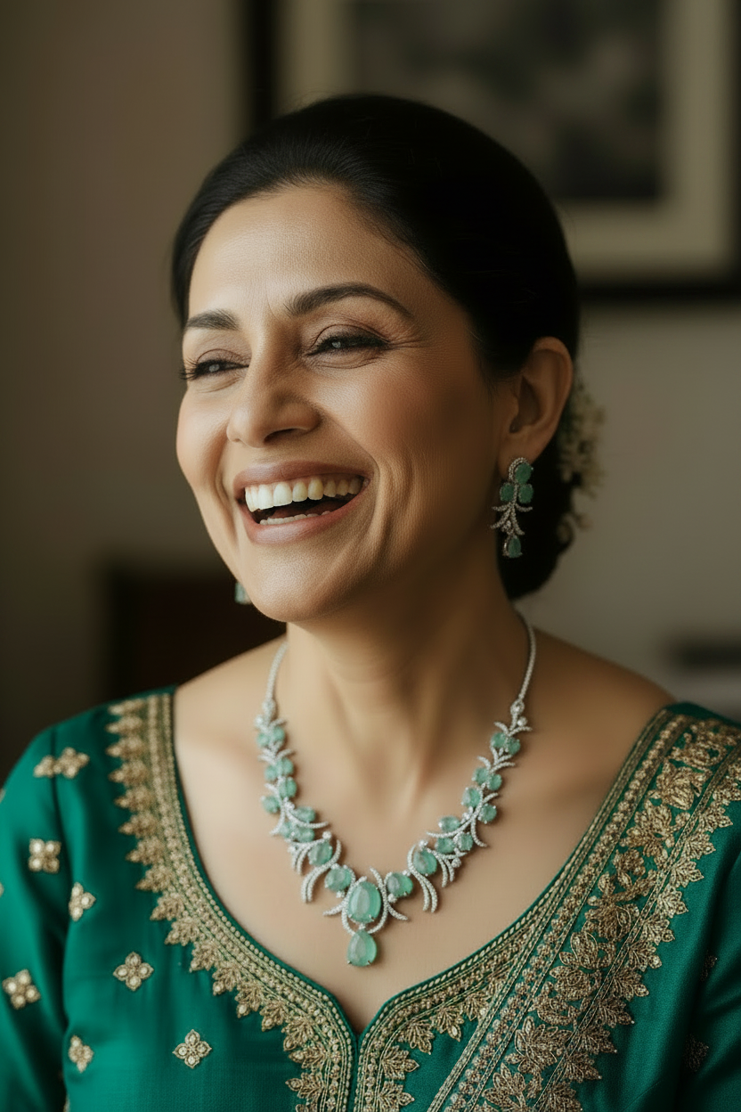 Ethereal Seafoam Necklace Set